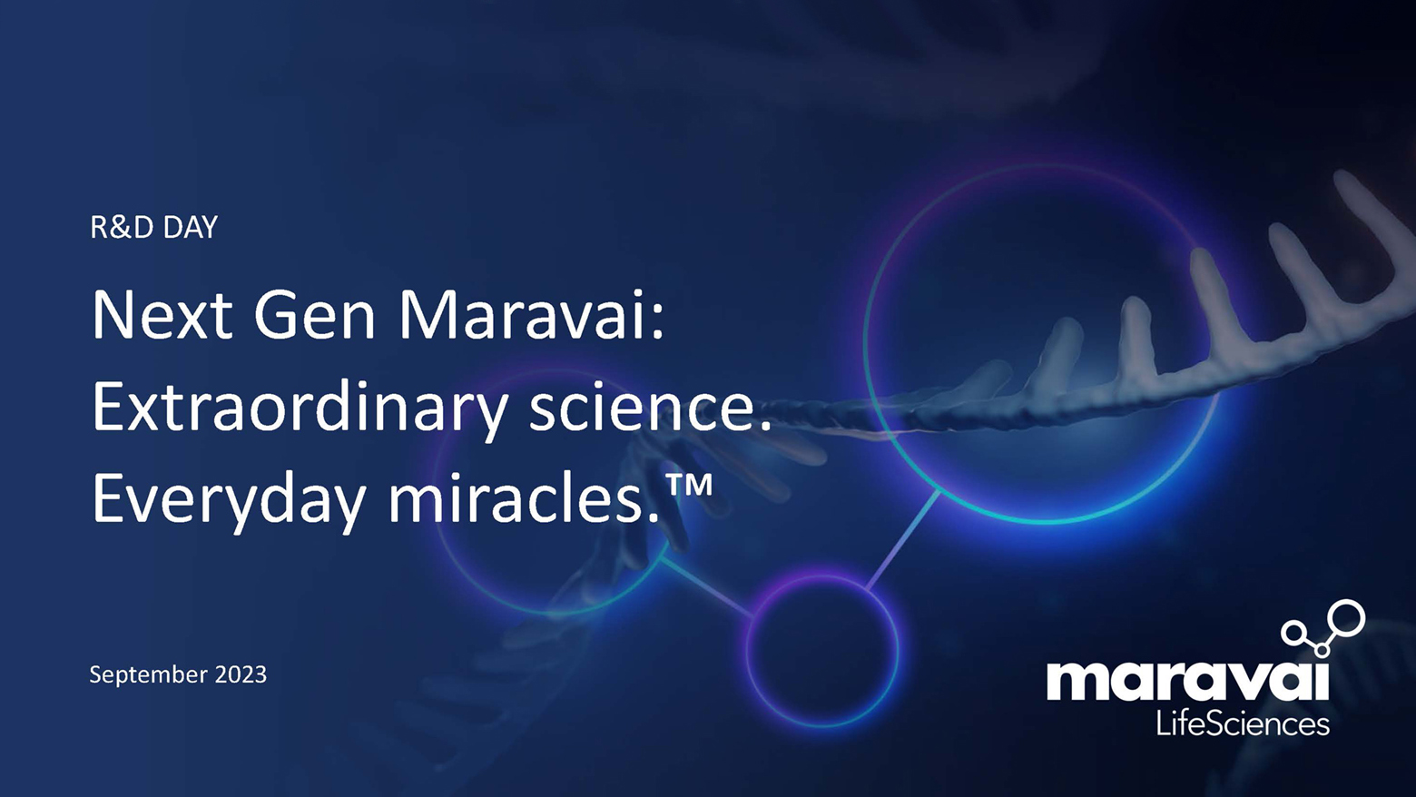 Maravai LifeSciences R&D Day Example